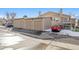 Attached garages provide secure parking and storage for residents, with convenient access to living spaces at 3847 Mossy Rock Dr # 104, Highlands Ranch, CO 80126
