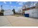 Spacious backyard with a detached garage and ample parking space at 4046 S Bannock St, Englewood, CO 80110