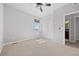 Bedroom with carpet, ceiling fan and natural light at 6700 Clay St, Denver, CO 80221