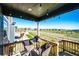 Relaxing outdoor space with views and comfortable seating at 17955 Sky Pilot Ave, Parker, CO 80134