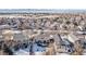 Aerial view of a house in a residential neighborhood at 1365 Mulberry Ln, Highlands Ranch, CO 80129