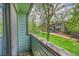 Balcony with lush green trees at 12023 E Harvard Ave # 203, Aurora, CO 80014