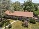Aerial shot of a well-maintained home featuring a long roof, lush lawn, mature trees, and a welcoming walkway at 3780 W 66Th Ave, Arvada, CO 80003