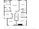 Second floor plan featuring primary bedroom, hall, baths and bedrooms at 20861 E 40Th Ave, Denver, CO 80249