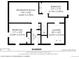 Floor plan showcasing the basement layout with bedrooms, recreation room, and laundry at 11433 Carlile St, Northglenn, CO 80233