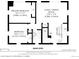 Floor plan showing main level layout including bedrooms, living room, and kitchen at 11433 Carlile St, Northglenn, CO 80233