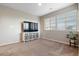 Bonus room with a large window, neutral paint, and carpeted floors at 4145 Manorbrier Cir, Castle Rock, CO 80104