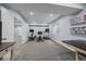 The finished basement has a large open area for exercise and recreation equipment at 15604 Xenia Way, Brighton, CO 80602