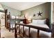 Bedroom with full-size bed and a bunk bed, ideal for guests at 680 S Main St # 19, Breckenridge, CO 80424