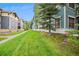 Pathway through a landscaped community with homes visible at 680 S Main St # 19, Breckenridge, CO 80424