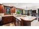 Open concept kitchen with island and stainless steel appliances at 680 S Main St # 19, Breckenridge, CO 80424