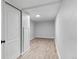 Neutral bedroom with closet and light wood flooring at 5463 Shoshone St, Denver, CO 80221