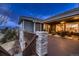 Outdoor view of the deck connected to the home with a staircase leading to the lower level at 2988 Rockbridge Dr, Highlands Ranch, CO 80129