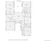 Detailed floor plan showcasing the layout of the home, including room dimensions and features at 2988 Rockbridge Dr, Highlands Ranch, CO 80129