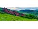 Stunning red rock formations and green landscape at 11261 W Quincy Pl, Littleton, CO 80127