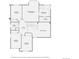Upstairs floor plan displaying bedrooms and bathrooms layout, plus a large primary bedroom with walk-in closet at 10904 Eagle Run Dr, Parker, CO 80138