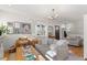 Open living room with hardwood floors and comfortable seating at 2740 N Fillmore St, Denver, CO 80205