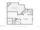 Detailed second floor plan showing primary bedroom, bathroom, and walk-in closets at 1310 S Monaco Pkwy # 23, Denver, CO 80224
