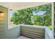 Patio with a view of green trees at 1310 S Monaco Pkwy # 23, Denver, CO 80224
