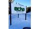Community welcome sign for Echo Mountain at 21221 Colorado 103, Idaho Springs, CO 80452