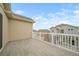 Private deck overlooking surrounding houses at 45032 Sunflower Ln, Bennett, CO 80102