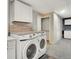 Well-lit laundry area with modern appliances and ample counter space at 2290 E Columbia Pl, Denver, CO 80210