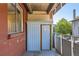 View of the balcony with a small shed perfect for storing personal belongings at 937 N Clarkson St # 206, Denver, CO 80218