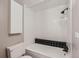 Fresh bathroom with a shower-tub, new tiles, and fixtures at 937 N Clarkson St # 206, Denver, CO 80218
