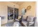 Charming balcony with comfortable seating offers a relaxing outdoor space with a view of the living area at 3035 Oneal Pkwy # 36T, Boulder, CO 80301