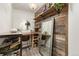 Stylish dressing room boasts natural wood elements, vanity space, and practical storage solutions for an organized space at 3035 Oneal Pkwy # 36T, Boulder, CO 80301