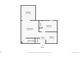 First floor plan featuring a living room, kitchen, bedroom, bathroom and balcony at 3035 Oneal Pkwy # 36T, Boulder, CO 80301