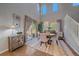 Bright dining area with large windows at 1901 Corner Rock Ln, Castle Rock, CO 80108