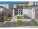 Charming front yard with flowers and shrubs at 1901 Corner Rock Ln, Castle Rock, CO 80108