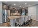Island kitchen featuring stainless steel appliances at 1901 Corner Rock Ln, Castle Rock, CO 80108