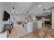 Spacious living room with open floor plan at 1901 Corner Rock Ln, Castle Rock, CO 80108