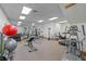 Gym with mirrored wall and a variety of equipment, including cardio machines, free weights, and exercise balls at 33 Broken Lance Dr # 207S, Breckenridge, CO 80424