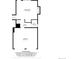 Layout of floor two shows a Gathering room, bath, hall and garage at 7035 S Flower Ct, Littleton, CO 80128