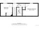 Detailed floor plan showcasing layout of bedrooms and bathroom at 8603 Barberry Pl, Parker, CO 80134
