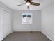 Bright bedroom featuring carpet and ceiling fan at 6356 Blue Water Cir, Castle Rock, CO 80108