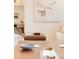 Bright living room area featuring neutral-toned furniture and decor and a stylish painting on the wall at 5882 W Chestnut Ave, Littleton, CO 80128
