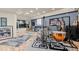 Finished basement as music studio with instruments, sound booth, and hardwood floors at 69 N Ranch Rd, Littleton, CO 80127