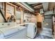 Basement with modern washer and dryer at 3655 Zenobia St, Denver, CO 80212