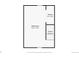 Upstairs floor plan featuring a bedroom with a closet and staircase at 3655 Zenobia St, Denver, CO 80212