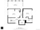 Detailed floor plan showcases the layout of a two-bedroom home with a sunroom and laundry area at 342 Brook Cir, Boulder, CO 80302