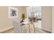 Bright office space with modern furnishings and views of the dining area at 1827 N Grant St # 800, Denver, CO 80203