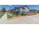 Charming townhome featuring a landscaped front yard and inviting facade at 3338 Ireland Moss St, Castle Rock, CO 80109