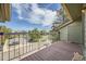 View of parking lot from the balcony at 4899 S Dudley St # 20G, Littleton, CO 80123