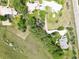 Aerial view of the property bordering open space and lush landscaping, offering privacy and tranquility at 7760 Crestview Ln, Niwot, CO 80504