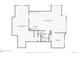 Basement plan view showing the layout of finished and unfinished space, kitchenette and bathroom at 7760 Crestview Ln, Niwot, CO 80504