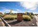 Horseshoe Bend Park entrance sign and landscaping at 7880 Horsebrush Ln # A, Littleton, CO 80125